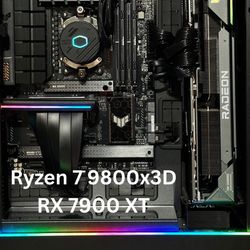 🚚 Delivered Today! | High End RGB Ryzen 7 9800x3D RX 7900 XT (RTX 4070 Ti Equivalent) Gaming PC | 400+ FPS | $1349 