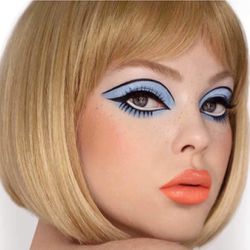 HAUS LABORATORIES Lady Gaga Glam Attack Liquid Powder Eyeshadow Blue Jean Dream NEW IN BOX Full Size .12 Oz NIB Sparkle Shimmer Shade Germany