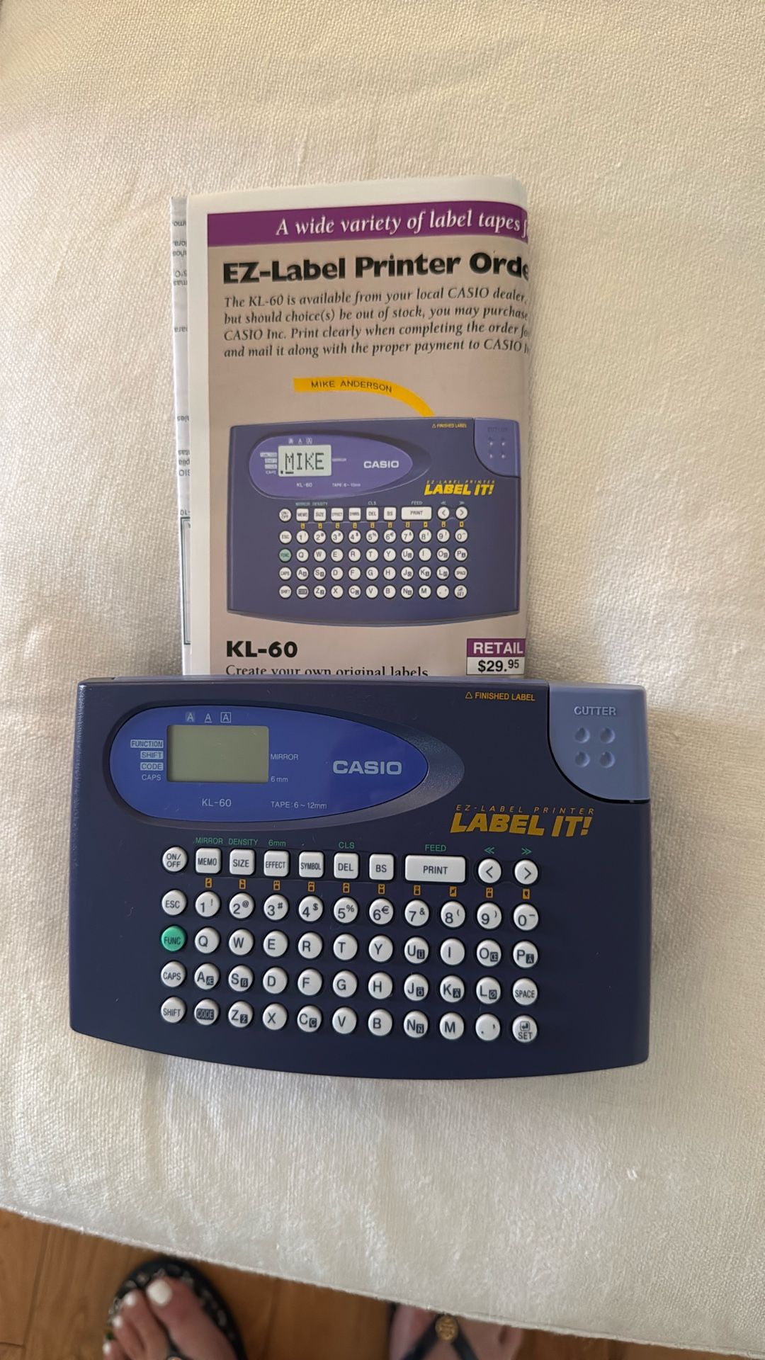 Casio EZ Label Printer