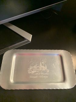 Tray with glasses