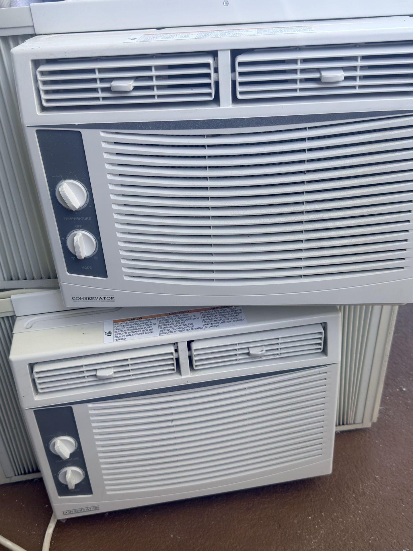 2 Window Ac CONSERVATOR AC 5000 BTU