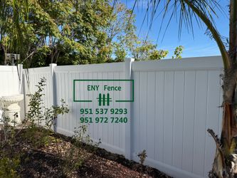 Vinyl Fence 