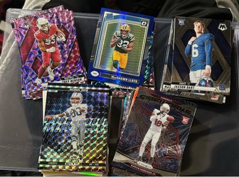 NFL Football Trading Card Lot – Prizm Mosaic Optic