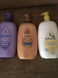 Johnson's 28 oz Baby products $3.50