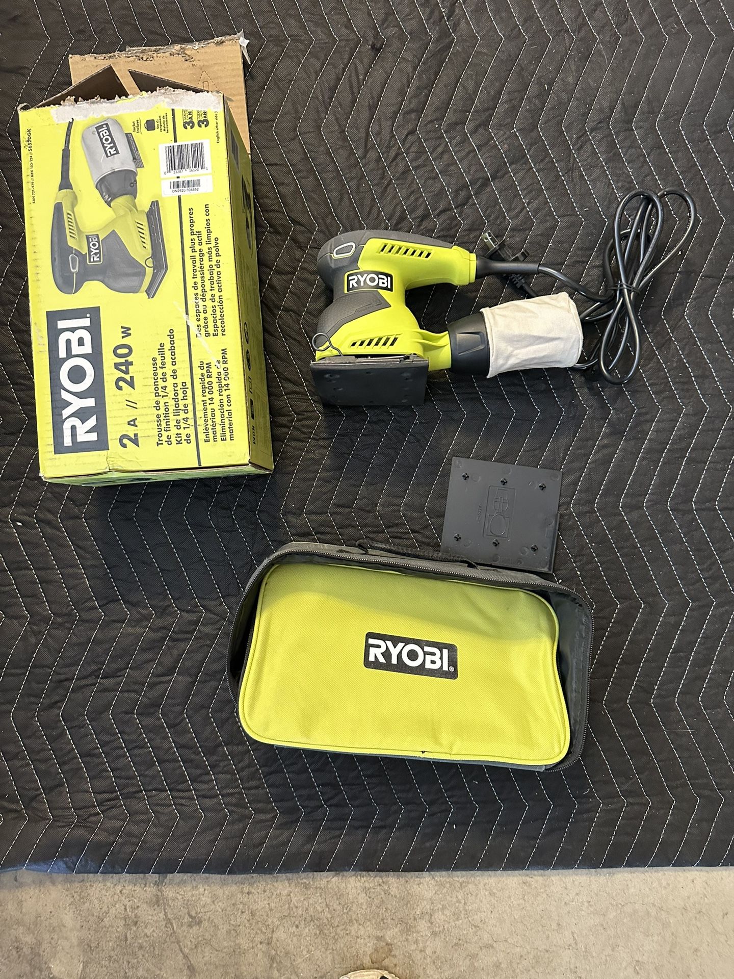 RYOBI 2 Amp Corded 1/4 Sheet Sander