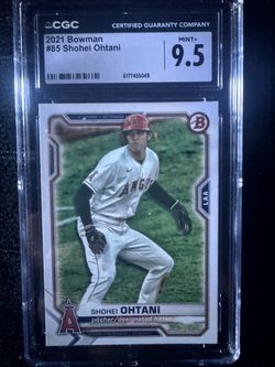 2021 Bowman Shohei Ohtani #85 CGC 9.5