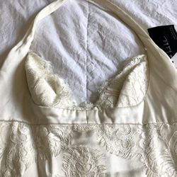 New With Tags Designer Silk Gown