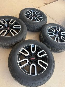 20 inch gmc sierra wheels and tires