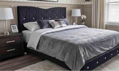 Queen bed with mattress $299