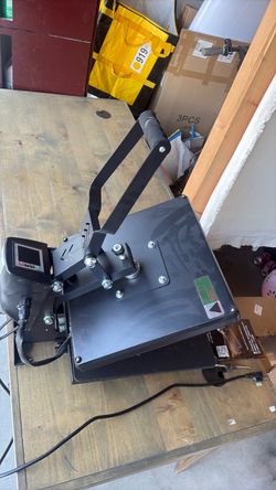 Flat heat press machine