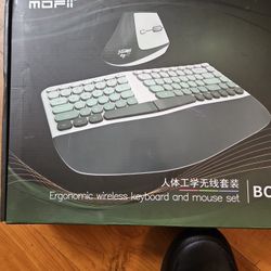 BOMI Ergonomic Wireless Keyboard and Mouse Ser