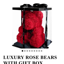 Teddy Bear Made Out Of Roses