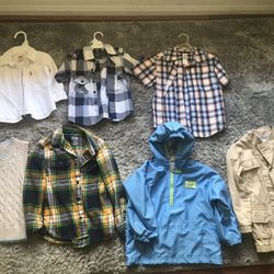 Boys shirts and light jackets