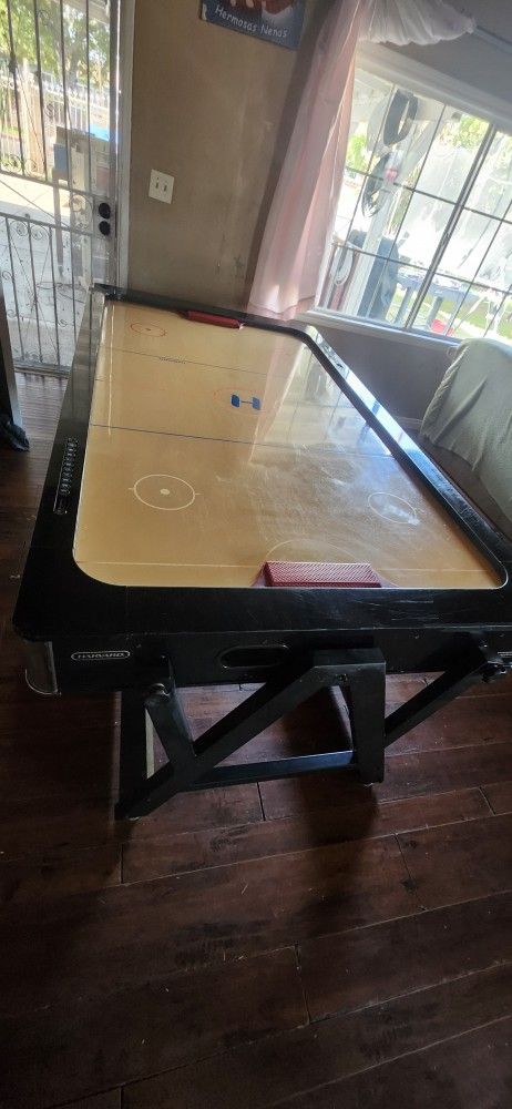 2 In 1 Pool Table + Air Hockey Table