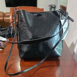 Zara Double Handle Bucket Bag