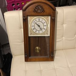 Antique Wood Wall Clock