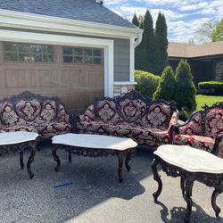 Antique Furniture Set (plus Free Wooden Table)