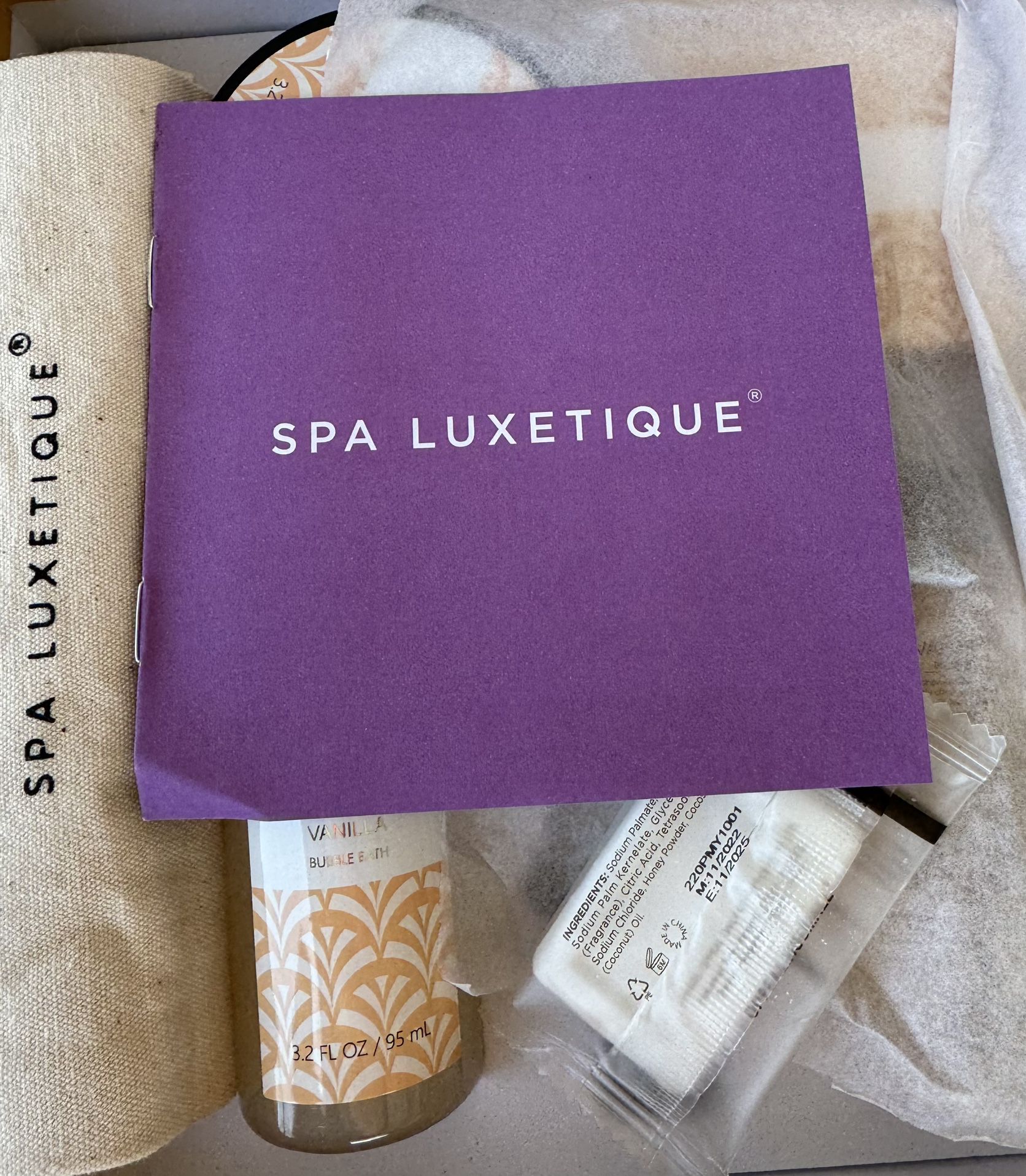 Spa Luxetique Set - Vanilla