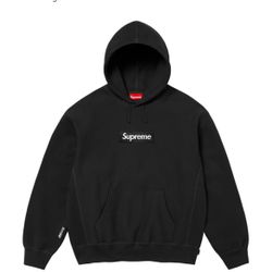 Supreme FW25 Black Box Logo Hoodie 