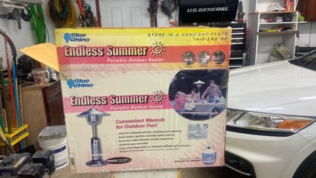 Portable outdoor propane table heaters