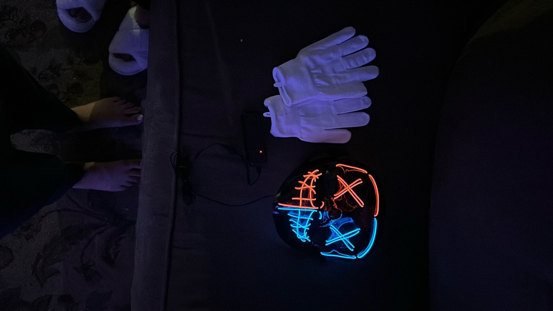 Purge Mask And Gloves Brand New