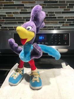 Vintage Road  Runner plush toy Warner bros  looney tunes