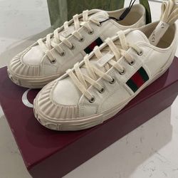 Gucci Web canvas sneakers
