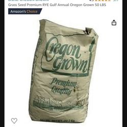  Grass Seed Premium RYE Gulf Annual Oregon Grown 50 LBS