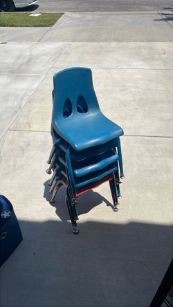 Lakeshore Learning stacking classroom chairs