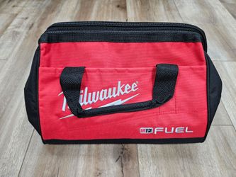 NEW Milwaukee M12 Fuel 13" Tool Bag With Pockets