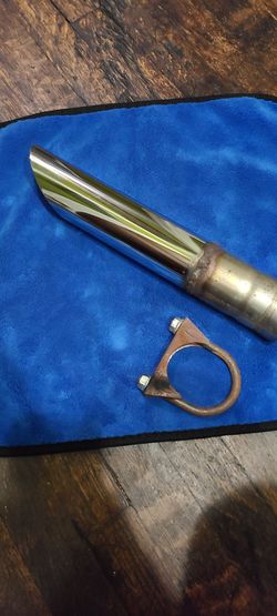 Straight Pipe Chrome - Motorcycle
