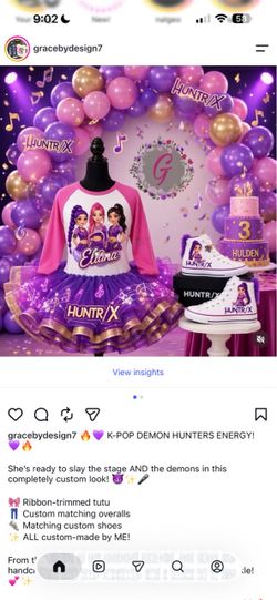 💜✨ CUSTOM K-POP DEMON HUNTERS OUTFIT ✨💜