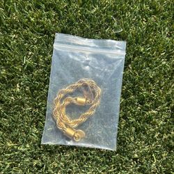 Gold Plated Bracelet 7 inch