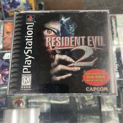 Resident Evil 2 Dual Shock PS1 $130 Gamehogs 11am-7pm