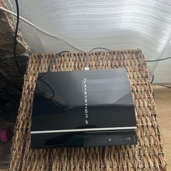 PS3 fat 80gb with a pink controller TESTED