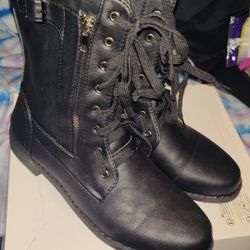 Combat Boots Size 11 Women's Juniors Goth Punk Style 