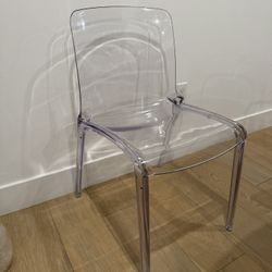 Set of 4!! acrylic Dining chairs 