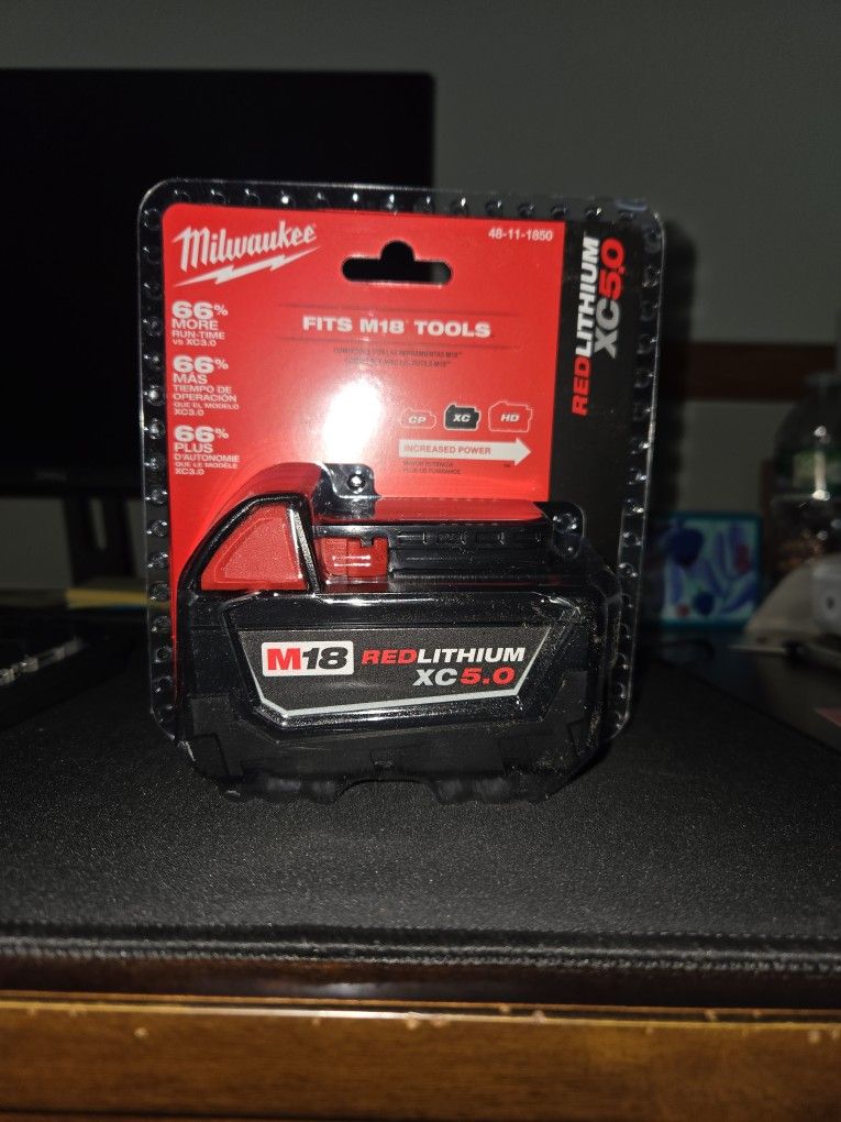 M18 Red Lithium XC 5.0 Battery