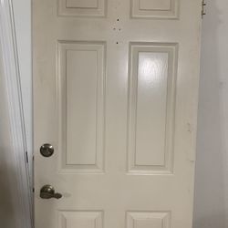 One Interior Door With Quality Handle Deadbolt Los able No Key 