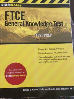 FTCE  general Knowledge  Test Prep Cliff Notes