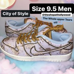 New Nike Sb Dunk Low City Of Style 9.5 Men, 