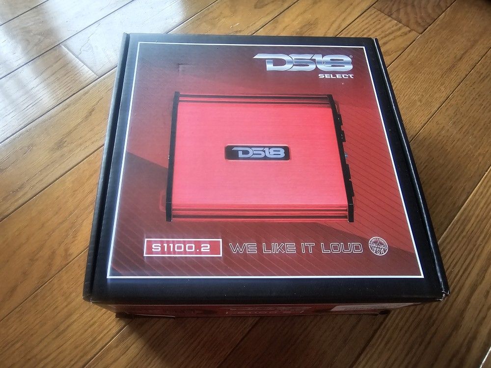 New DS18 1100 Watt 2 Channel Amp