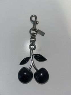 Coach Black Cherry Bag Charm