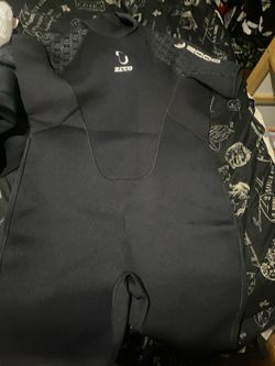 Wetsuit, Full Body Diving Suit Front Zip Wetsuit for Diving size large unisex