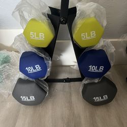 Dumbbell Weight Set With Rack