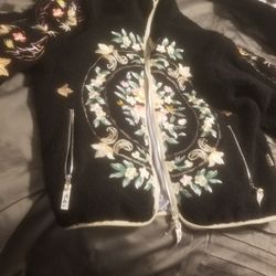 Size L  Holy Grail Embroidered Fleece