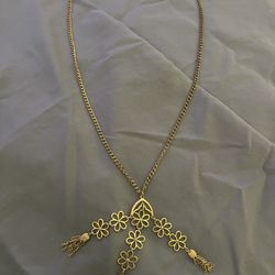 Flower Gold Necklace 