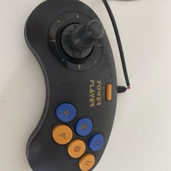 Vtg Power Player Controller TV Game Grey Plug & Play Untested Vintage