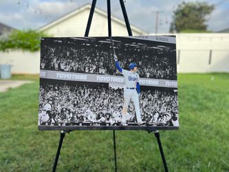 LA Dodgers Baseball Player Canvas Print Freddy Freddie Freeman