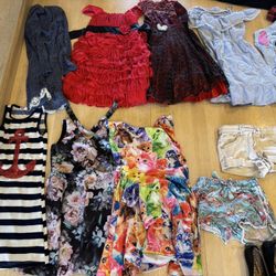 Girl Clothes Size 7 And Shoes 